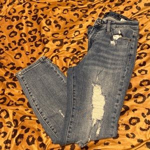 Distressed Judy Blue Boyfriend Jeans